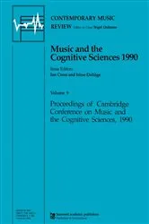 Book cover of Music and the Cognitive Sciences 1990 by Ian Cross