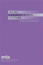 Book cover of Music Classification Systems by Mark McKnight