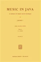 Book cover of Music in Java by J. Kunst