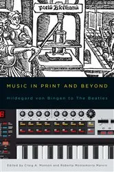 Book cover of Music in Print and Beyond by Craig Monson