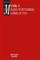 Book cover of Musik in Baden-Württemberg, Band 1: Jahrbuch 1994 by Georg Günther