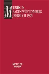 Book cover of Musik in Baden-Württemberg, Band 2: Jahrbuch 1995 by Georg Günther