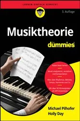 Book cover of Musiktheorie für Dummies (3rd ed.) by Michael Pilhofer