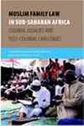 Book cover of Muslim Family Law in Sub-Saharan Africa by Unknown