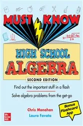 Book cover of Must Know High School Algebra, Second Edition (2nd ed.) by Christopher Monahan