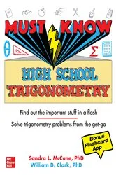 Book cover of Must Know High School Trigonometry by Sandra Luna McCune