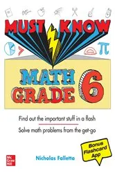 Book cover of Must Know Math Grade 6 by Nicholas Falletta