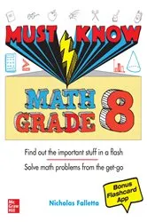 Book cover of Must Know Math Grade 8 by Unknown