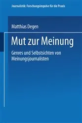Book cover of Mut zur Meinung by Unknown