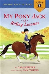Book cover of My Pony Jack at Riding Lessons by Cari Meister