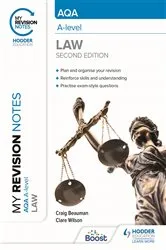 Book cover of My Revision Notes: AQA A Level Law Second Edition by Craig Beauman