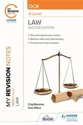 Book cover of My Revision Notes: OCR A Level Law Second Edition by Craig Beauman
