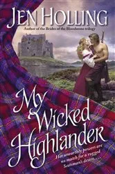 Book cover of My Wicked Highlander by Jen Holling