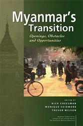 Book cover of Myanmar's Transition by Nick Cheesman