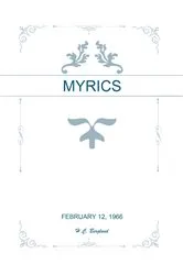 Book cover of MYRICS by H.C. Berglund