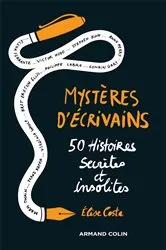 Book cover of Mystères d'écrivains by Élise Costa