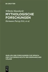 Book cover of Mythologische Forschungen by Wilhelm Mannhardt