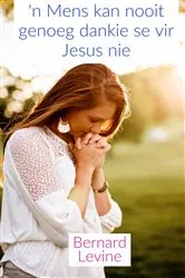 Book cover of 'n Mens kan nooit genoeg dankie se vir Jesus nie by Bernard Levine