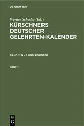 Book cover of N - Z und Register (10th ed.) by Werner Schuder