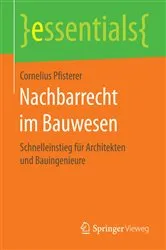Book cover of Nachbarrecht im Bauwesen by Cornelius Pfisterer