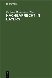 Book cover of Nachbarrecht in Bayern (5th ed.) by Unknown