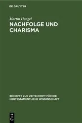 Book cover of Nachfolge und Charisma by Martin Hengel