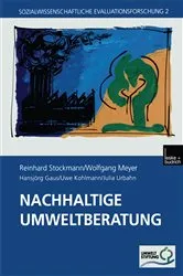 Book cover of Nachhaltige Umweltberatung by Reinhard Stockmann