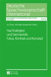 Book cover of Nachhaltigkeit und Germanistik. Fokus, Kontrast und Konzept by Unknown