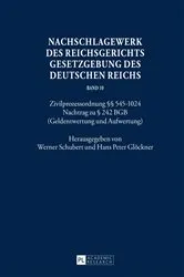 Book cover of Nachschlagewerk des Reichsgerichts – Gesetzgebung des Deutschen Reichs by Werner Schubert