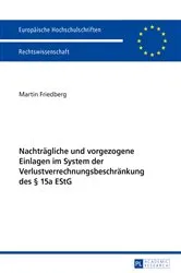 Book cover of Nachtraegliche und vorgezogene Einlagen im System der Verlustverrechnungsbeschraenkung des § 15a EStG by Unknown