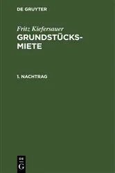 Book cover of Nachtrag 1. (4th ed.) by Fritz Kiefersauer