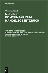 Book cover of Nachtrag, betreffend die Börsentermingeschäfte, die handelsrechtlichen Lieferungsgeschäfte und die Differenzgeschäfte by Heinrich Koenige