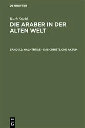 Book cover of Nachträge - Das christliche Aksum by Maria Blazguez
