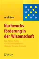 Book cover of Nachwuchsförderung in der Wissenschaft by Isolde Bülow