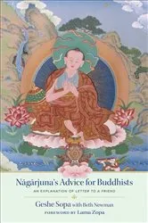 Book cover of Nagarjuna's Advice for Buddhists by Lhundub Sopa