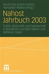 Book cover of Nahost Jahrbuch 2003 by Hanspeter Mattes