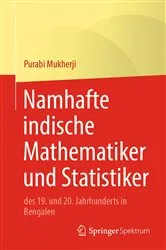 Book cover of Namhafte indische Mathematiker und Statistiker by Purabi Mukherji