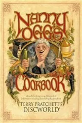 Book cover of Nanny Ogg's Cookbook by Terry Pratchett