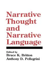 Book cover of Narrative Thought and Narrative Language by Bruce K. Britton