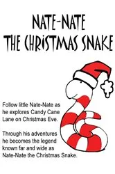 Book cover of Nate-Nate the Christmas Snake by Jimmy Huston
