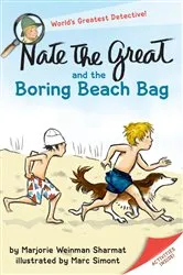 Book cover of Nate the Great and the Boring Beach Bag by Marjorie Weinman Sharmat