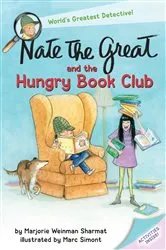 Book cover of Nate the Great and the Hungry Book Club by Marjorie Weinman Sharmat