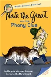 Book cover of Nate the Great and the Phony Clue by Marjorie Weinman Sharmat