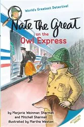 Book cover of Nate the Great on the Owl Express by Marjorie Weinman Sharmat