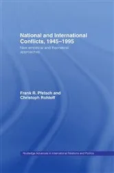 Book cover of National and International Conflicts, 1945-1995 by Frank R. Pfetsch