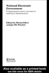 Book cover of National Electronic Government by Martin Eifert