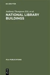 Book cover of National library buildings by Anthony Thompson