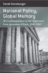 Book cover of National Policy, Global Memory by Sarah Gensburger