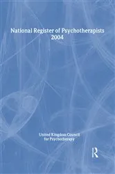 Book cover of National Register of Psychotherapists 2004 by United Kingdom Council for Psychotherapists