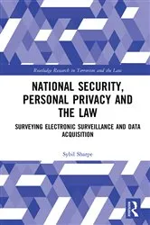 Book cover of National Security, Personal Privacy and the Law by Unknown